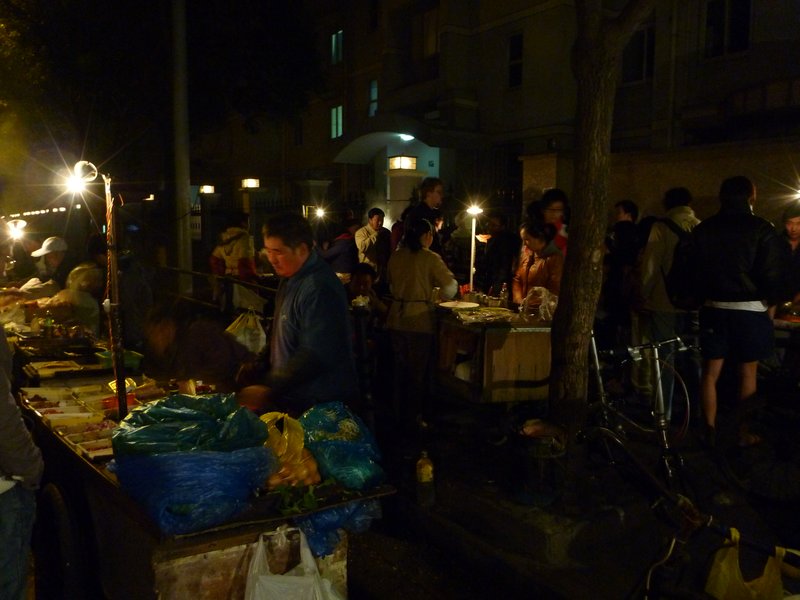 Street food market