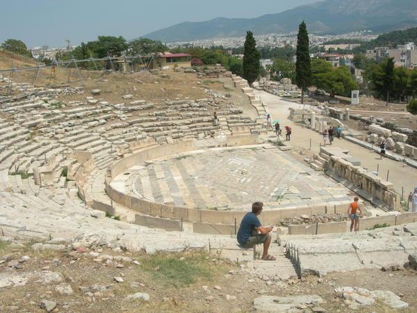 ian in the theatre of dionysos
