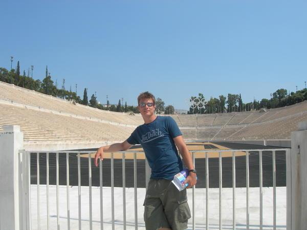 ian at first olympic stadium
