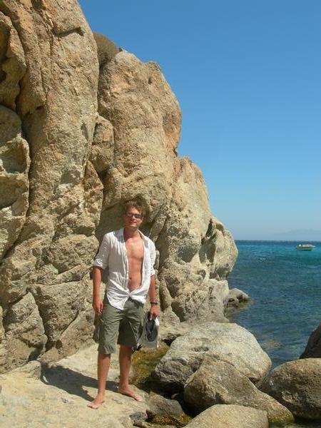beach in mykonos ...
