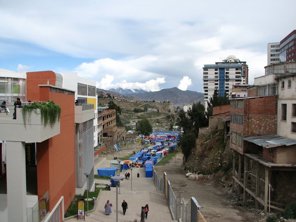 One of La Paz's smaller markets!