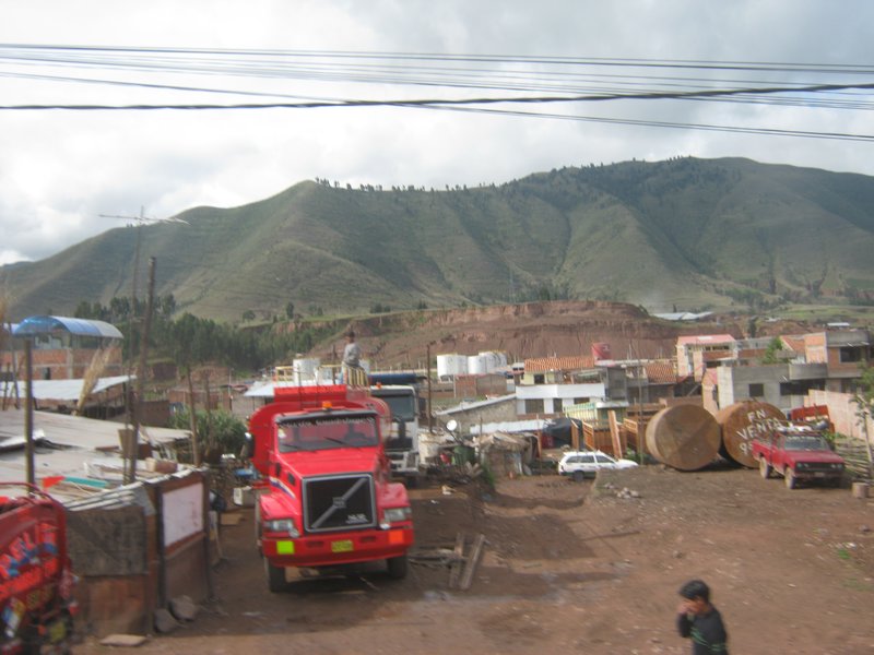 The road out of Cusco
