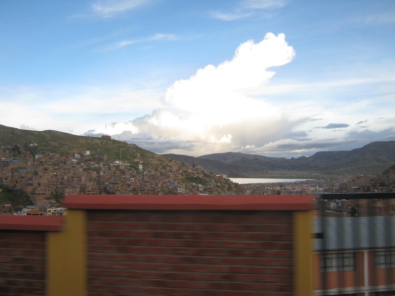 The view into Puno