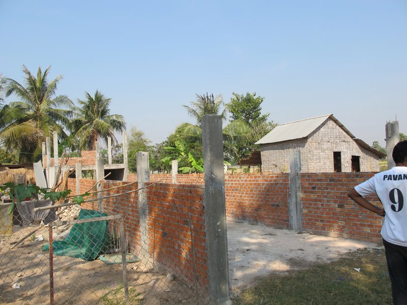 The site of the new orphanage