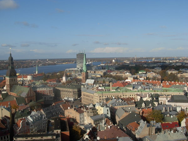 The view from some tower in Riga