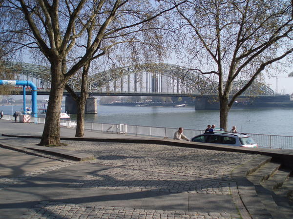 View of the Rhine in Cologne
