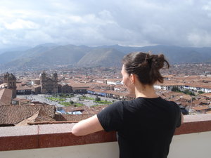 View from Cusco hostel