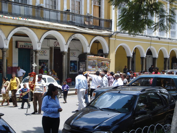 Jesus parade in Cochabamba