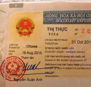 Vietnam Visa acquired!