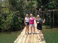 On the rickety bamboo bridge