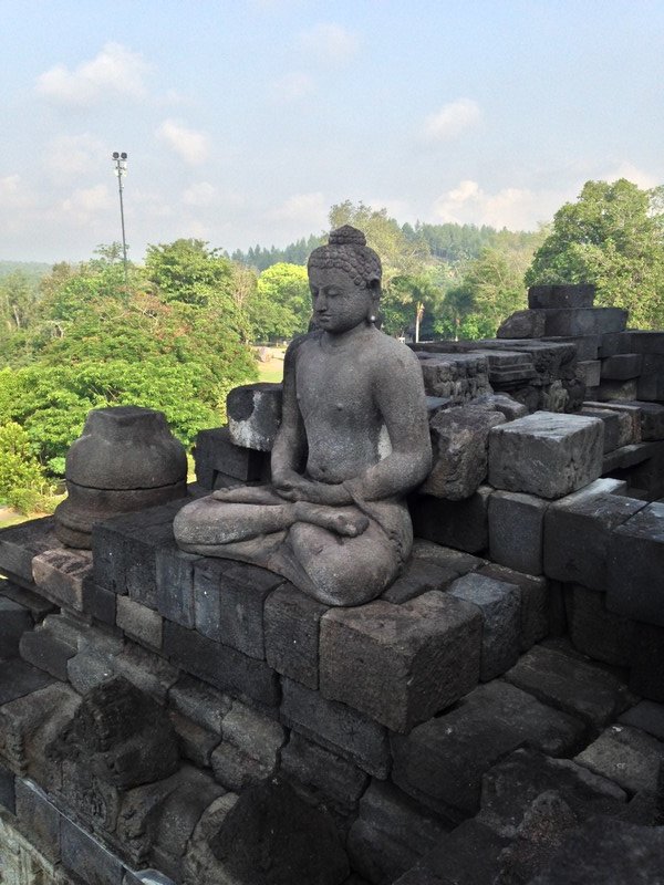 One of the bajillion Buddhas at Borobudur