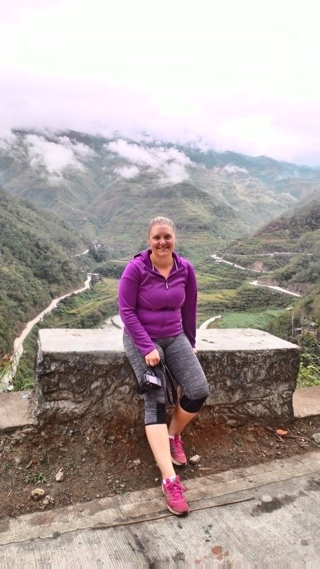 Viewpoint overlooking the rice terraces near Banaue