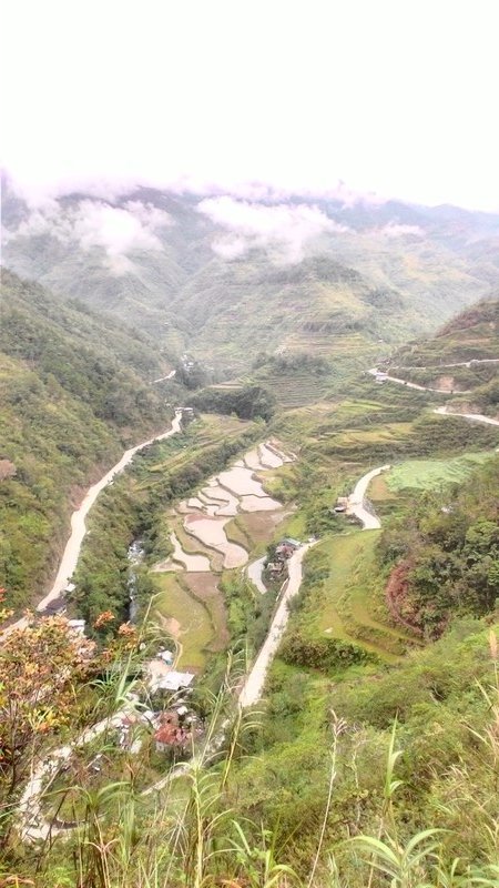 The valley looking out on the rice terraces