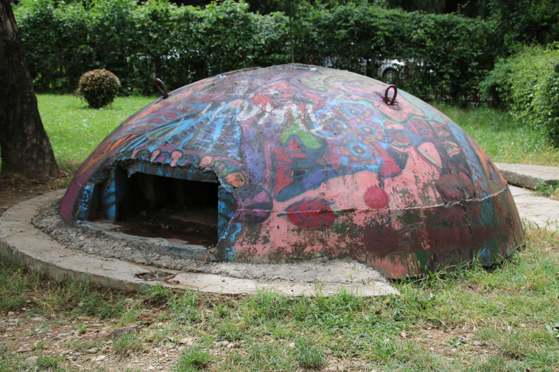 Repainted bunker