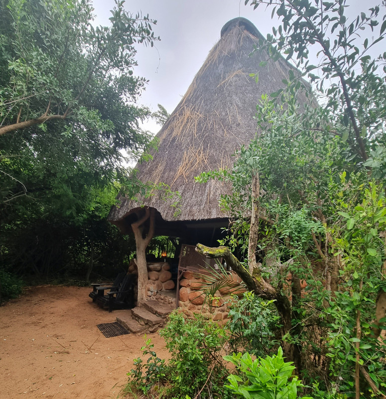 Our hut in the jungle