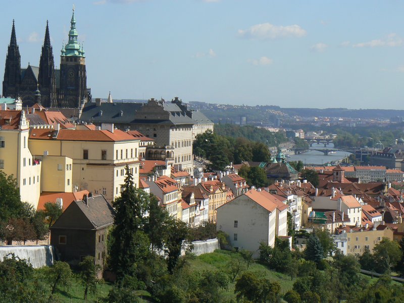 Prague from the castle