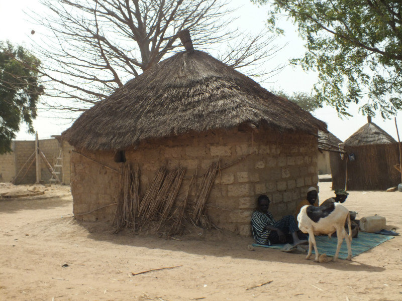 Local village hut, Senegal