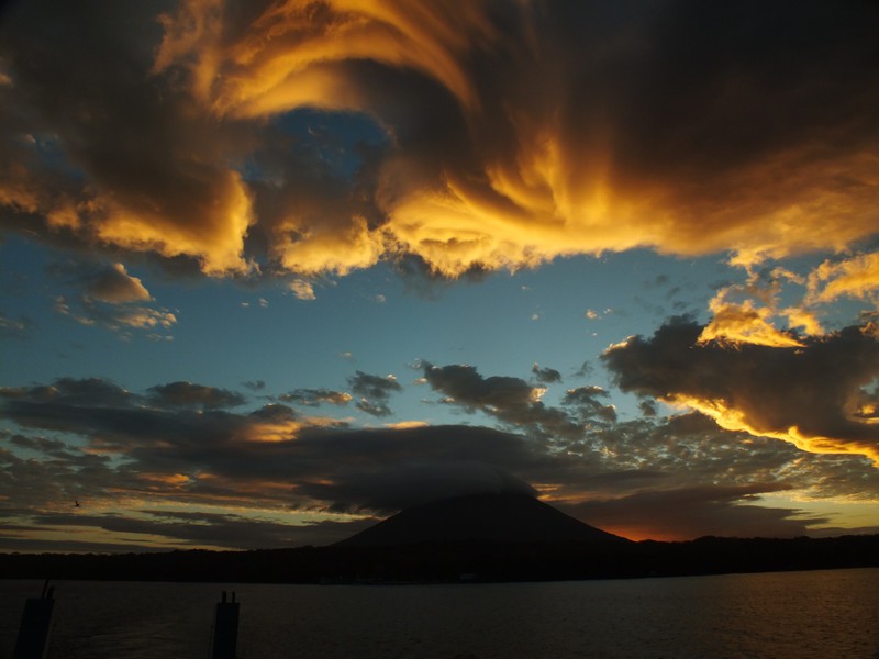 Sunrise over Lake Nicaragua