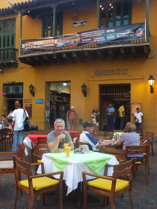 Bar in a plaza