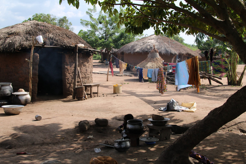 Village huts