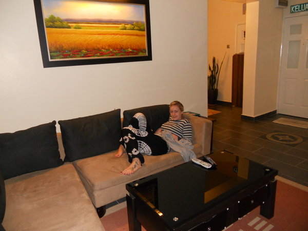 Mich chilling in our apartment