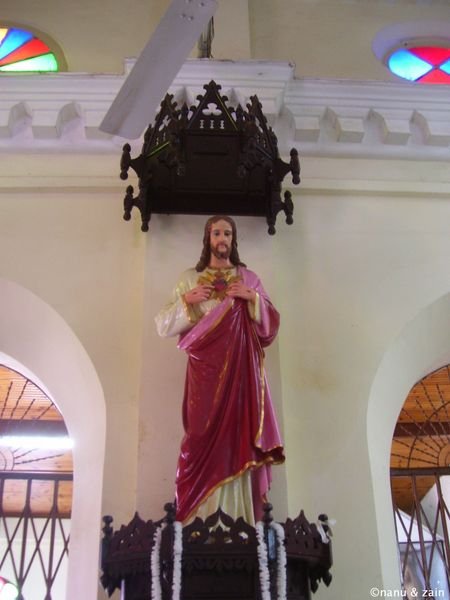 Interior of St. Christopher's church - Negombo