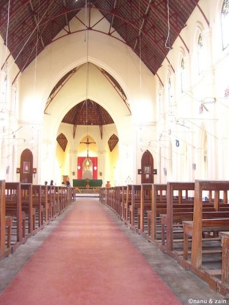Interior of St. Patrick's church - Negombo