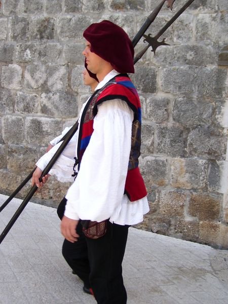 Old city Guard Dubrovnik 