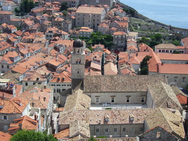 View of the Old City  & the Franciscan Monastery - Dubrovnik