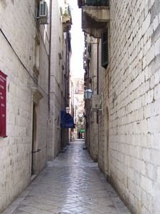 An alley way in the old city - Dubrovnik