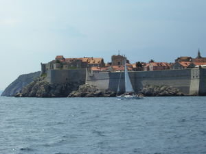 A view from the Adriatic Sea - Dubrovnik