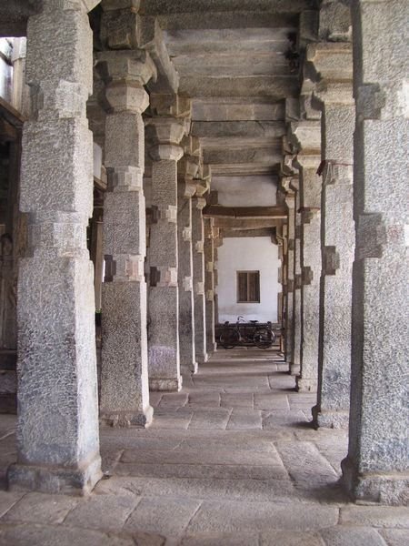 Inside the temple of Sri Ranganathaswamy - Srirangapatna