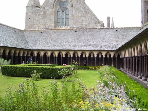 The cloister - Mont Saint Michel