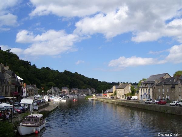 The port Dinan & the Rance river