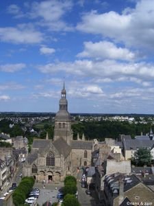 View from the top of the Clock Tower - Dinan