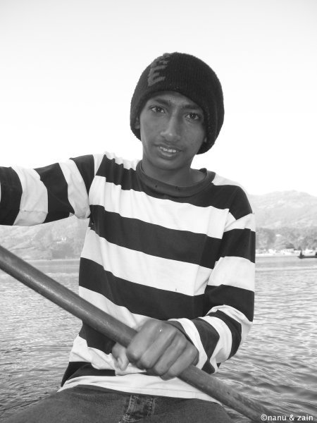 A boy with his boat - Phewa Tal
