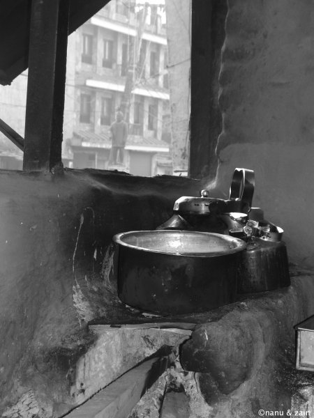 Boiling tea pot - Old Bazzar