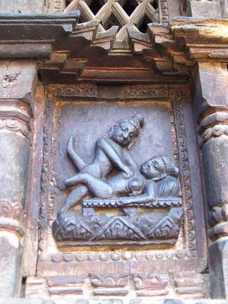Erotice carving on Dattatreya temple - Dattatreya Square 