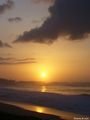 Beautiful sunrise on Tangalle beach