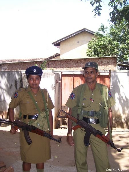 Police officers - Kalmunai police station