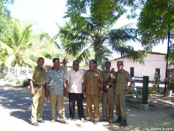 A group of police officers at Pottuvil Police Station