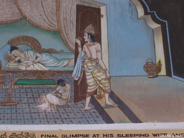 Final glimpse at his sleeping wife and child - Kalutara Bodiya