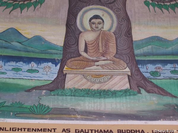Enlightment as Gautama Buddha - Kalutara Bodiya