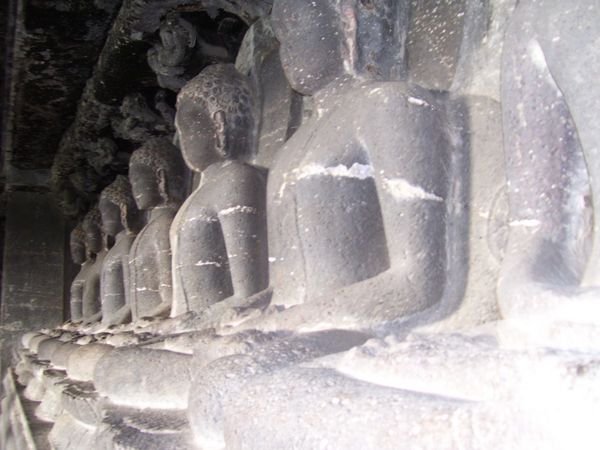 Buddha statues - Ellora caves