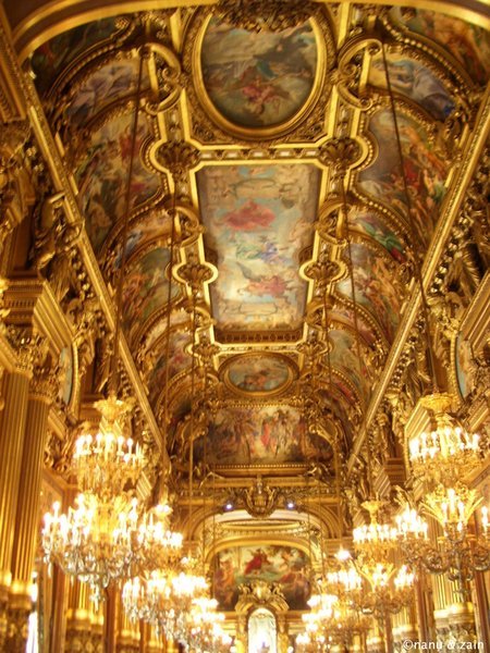 Le plafond du grand salon - Palais Garnier | Photo