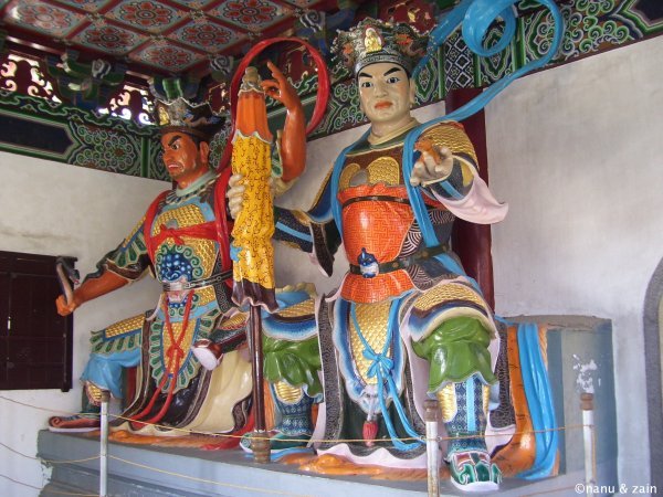 Statues in the Chinese Temple - Lumbini Garden