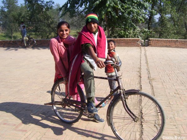 A school boy & a girl - Lumbini Garden