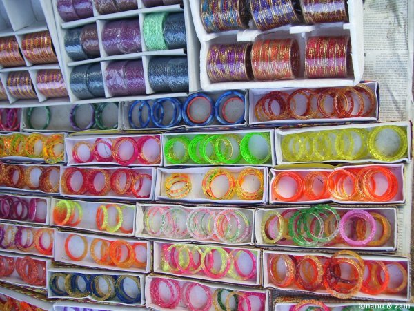 Colourful bangles from Padariya bazzar - Lumbini