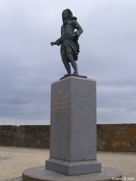 The statue of Rene Duguay - Trouin
