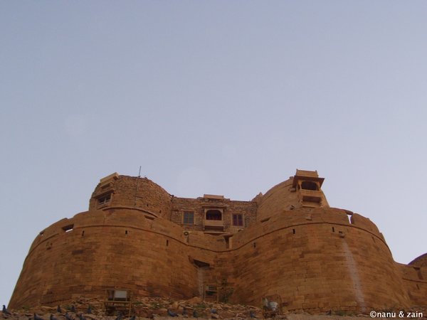 Jaisalmer Fort - A part of sandstone wall